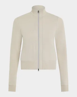 Varley Rufus Cropped Zip Cardigan