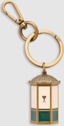 Ami Porte Cles Ami De Coeur Kiosk Off White Green