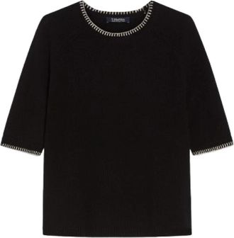 Max Mara Apollo Sweater - Dames - Ronde hals truien - Zwart - M - Wol - Truien & Vesten