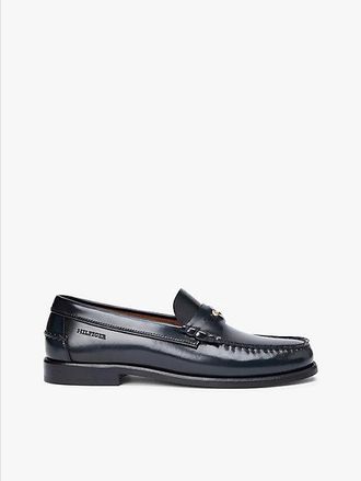 Tommy Hilfiger Patent Leather Debossed Loafers