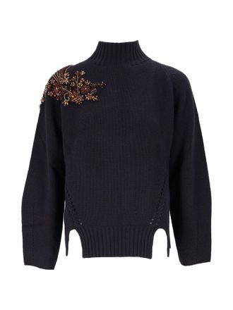 Ermanno Scervino Maglia High Neck Knitted Sweater
