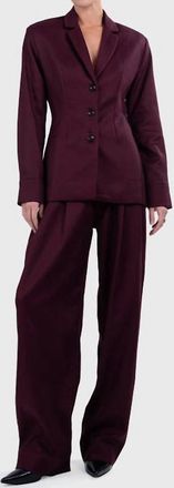 Parentezi Womens Delphine Pant In Plum