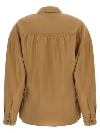Christophe Lemaire Twisted Shirt - Camel