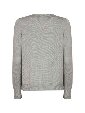Blanca Vita Virgin Wool Crewneck Sweater - Green