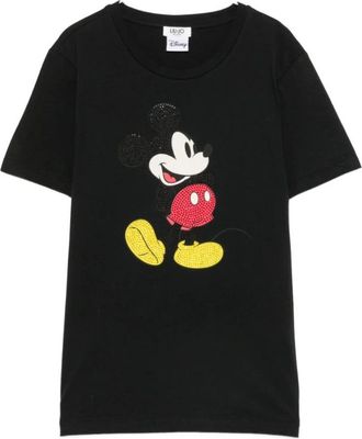 Liu Jo Tops, Dames, Zwart, XS, T-Shirts