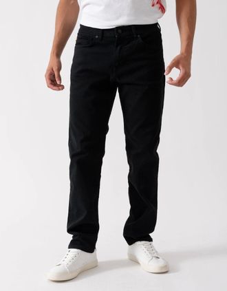 HUGO BOSS Mens BOSS Orange Re.Maine Mens Regular Fit Comfort Stretch Jeans - Black 003 - Size: 30/32