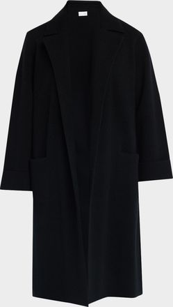 TSE Cashmere Long Open-Front Coat