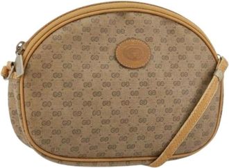 Gucci Pre-owned Cross Body Bags, female, Beige, Size: ONE SIZE Pre-owned Vintage Cross Body Bag