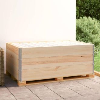 vidaXL Vidaxl - Collari per Pallet 3 pz 100x150 cm in Legno Massello di Pino