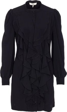 Chloé Blusa con ruches - Nero