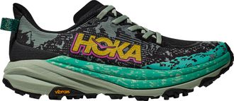 Hoka One One Trailrunningschuh HOKA ONE ONE SPEEDGOAT 6, Damen, Gr. 36,5, schwarz, aloe vera, Synthetik, Textil, Schuhe Trailrunningschuh, Trail-Running