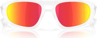 Oakley Gender Inclusive Neoforma 60mm Oval Sunglasses in Matte Clear/prizm Ruby at Nordstrom