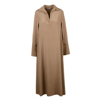 Max Mara Dames, Jurken, Bruin, Maat: 2XS Zijde