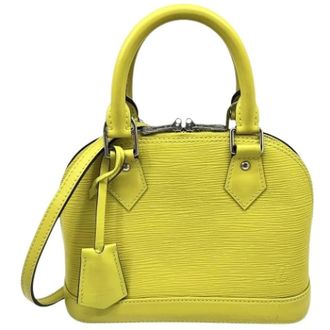 Louis Vuitton Pre-owned Mini Bags, female, Yellow, Size: ONE SIZE Pre-owned Vintage Epi Mini Bag