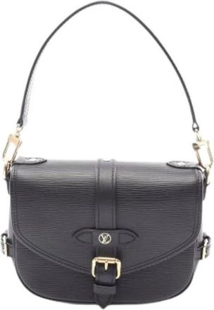 Louis Vuitton Pre-owned Vintage Schoudertas - Dames - Vintage Schoudertas - Zwart - ONE Size - Leer - Vintage