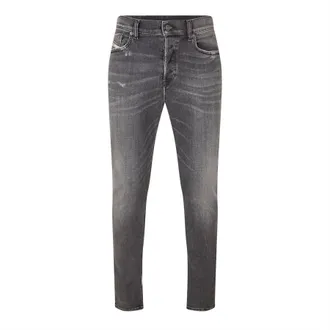 Diesel Heren Fing Denim Fade-jeans met rechte pijpen (Zwart/Grijs)