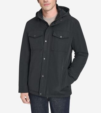 Cole Haan Mens Field Jacket - Black Size Medium