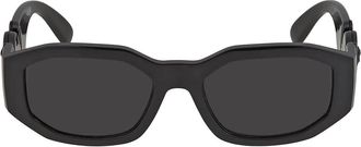 Versace Dark Gray Geometric Unisex Sunglasses VE4361 536087 53