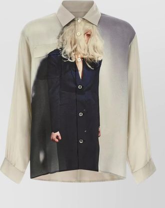 Undercover photo print long sleeve shirt
