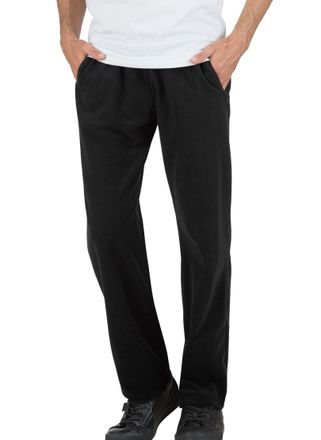 Trigema Jerseyhose TRIGEMA TRIGEMA Fleece Freizeithose, Herren, Gr. XXL, US-Gr&ouml;ssen, schwarz, 100% Polyester, Hosen Jerseyhose