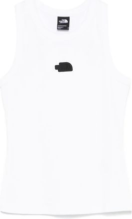 The North Face fine-ribbed tank top - White