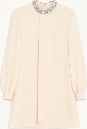 Valentino CADY COUTURE EMBROIDERED DRESS Woman CORAL/SILVER 36