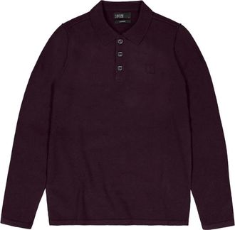 Butcher of Blue Clifden Polo - Heren - Tops - Rood - Maat: L Wol