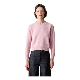 A.P.C. Mujer, Jerseys, Rosa, Talla: XS
