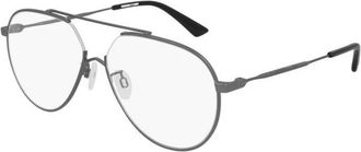 Alexander McQueen Optical Frame - Heren - Brillen - Grijs - 59 MM - Accessoires