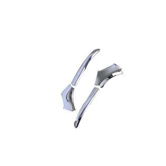 OEM Embellecedores Plateados Para Los Retrovisores Laterales Y Cubiertas Para La Base Del Retrovisor Interior De Los Modelos Harrier Venza Xu80 2020-2022 