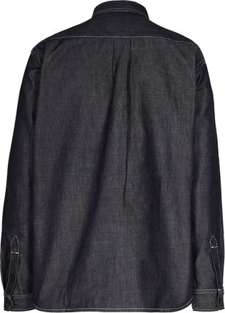 Carhartt Work in Progress Mens Denim Shirt Tigan Black Cotton