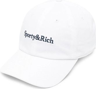 Sporty & Rich Embroidered-logo Baseball Cap