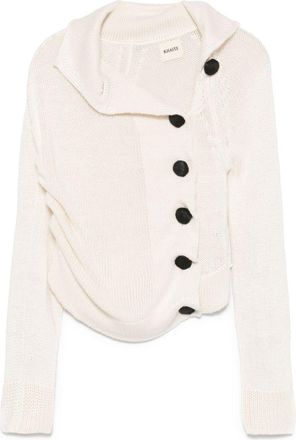 Khaite Lorrai Cardigan - Womens - Silk