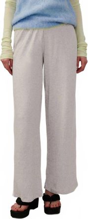 American Vintage Ruzo Straight Leg Joggers In Light Grey