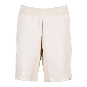 Emporio Armani Casual Shorts, male, White, Size: 2XL Bermuda In Felpa