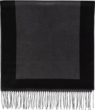 Saint Laurent Accessoires, unisex, Grijs, ONE Size, Cassandre Sjaal