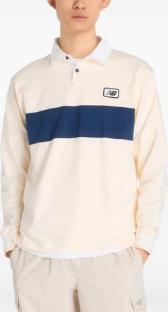 New Balance Rugby long-sleeve polo shirt - Neutrals
