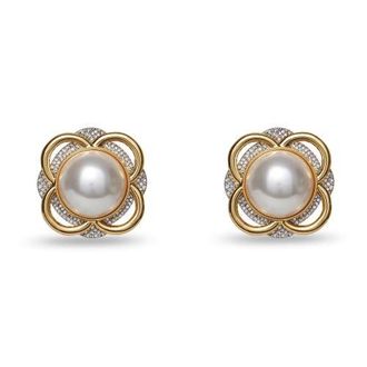 Lele Sadoughi Pinball Button Earrings in Pearl 100 at Nordstrom