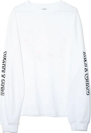 Soulland Mushroom Cloud L/S T-shirt - Dames - Longsleeves - Wit - S/M - Katoen - Tops