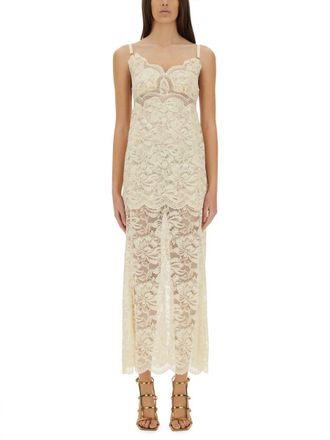 Paco Rabanne Long Lace Dress