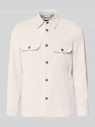 Cinque Regular Fit Hemdjacke aus Cord Modell CIPOLPO in Offwhite, Gr&ouml;&szlig;e XXL