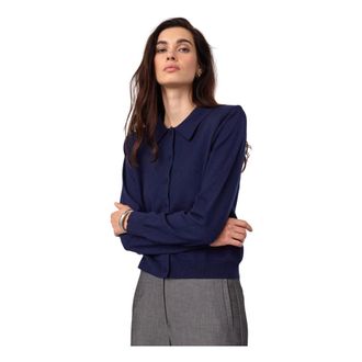 Co'Couture C&aacute;rdigan - Knitwear - Mujer - Azul - XS