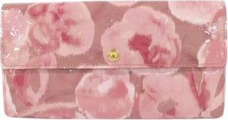 Louis Vuitton Pre-owned Wallets, female, Pink, Size: ONE SIZE Pre-owned Canvas Wallet