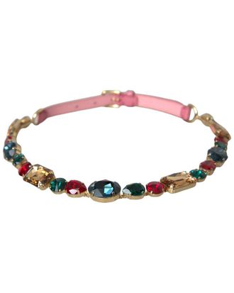 Dolce & Gabbana Leather-Trim Belt