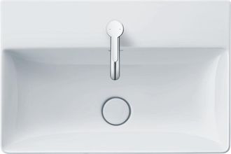 Duravit Duravit - Lavabo Durasquare Con Enjuague Manual, 45x35cm, 1 Agujero