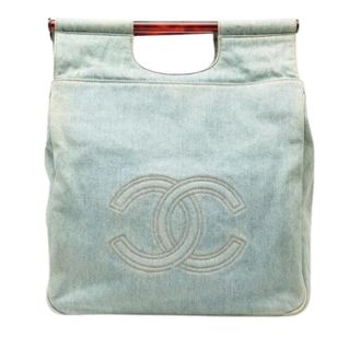 Chanel Bolso Tote Pre-owned de Denim - Pre-owned - Mujer - Azul - ONE SIZE