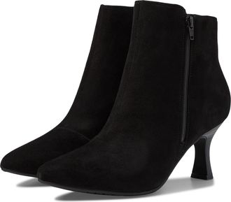 Clarks Womens Kataleyna Glow Ankle Boot, Black Suede, 8.5