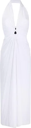 Fisico halterneck beach dress - women - Polyamide/Spandex/Elastane - S - White