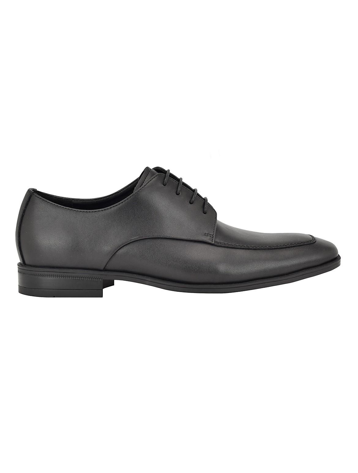 Calvin Klein Oxford Dress Shoes Mens 10.5M Black Grey Excellent Fabric Lace Up Calvin Klein Oxford Solid Dress Shoes for Men for sale | eBay main image 2