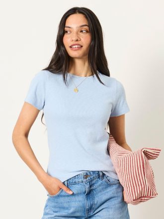Fat Face FatFace Short Sleeve T-Shirt in Blue